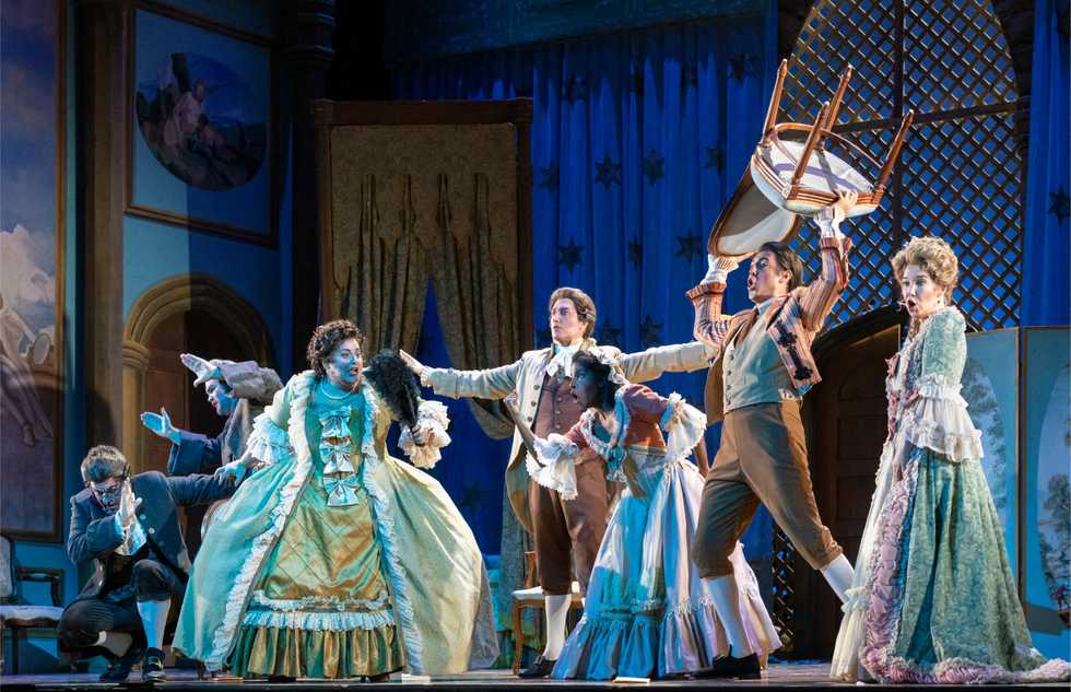 A scene from the The Florentine Opera production of Le Nozze di Figaro.